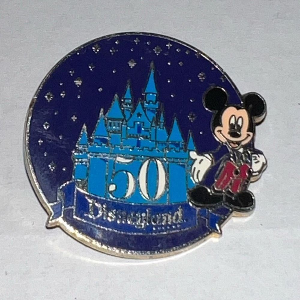 Walt Disney Travel Co. - Disneyland 50th Anniversary RARE Trader Pin